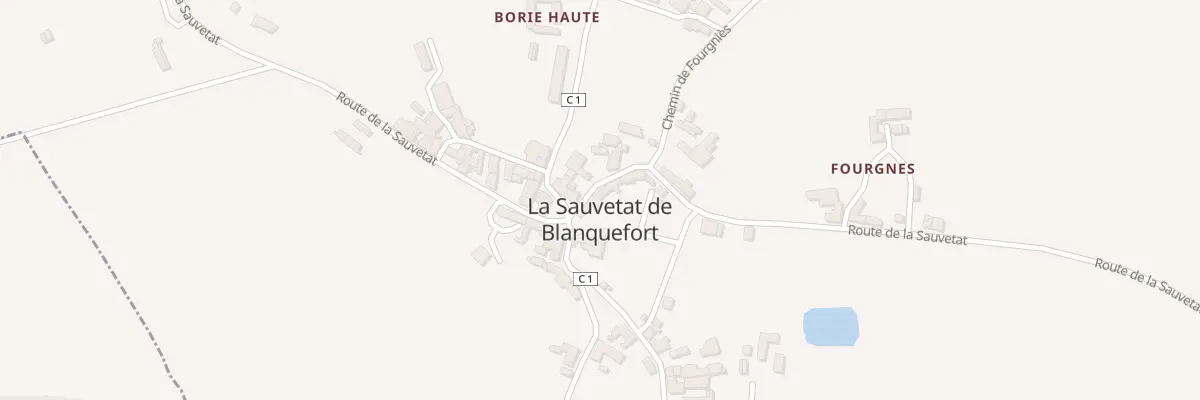 Plan du 4479 Rte de la Sauvetat à Blanquefort-sur-Briolance