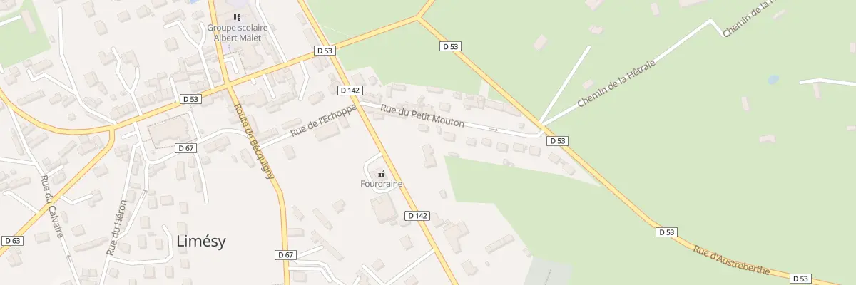 Plan du 155 Rte de Pavilly à Limésy