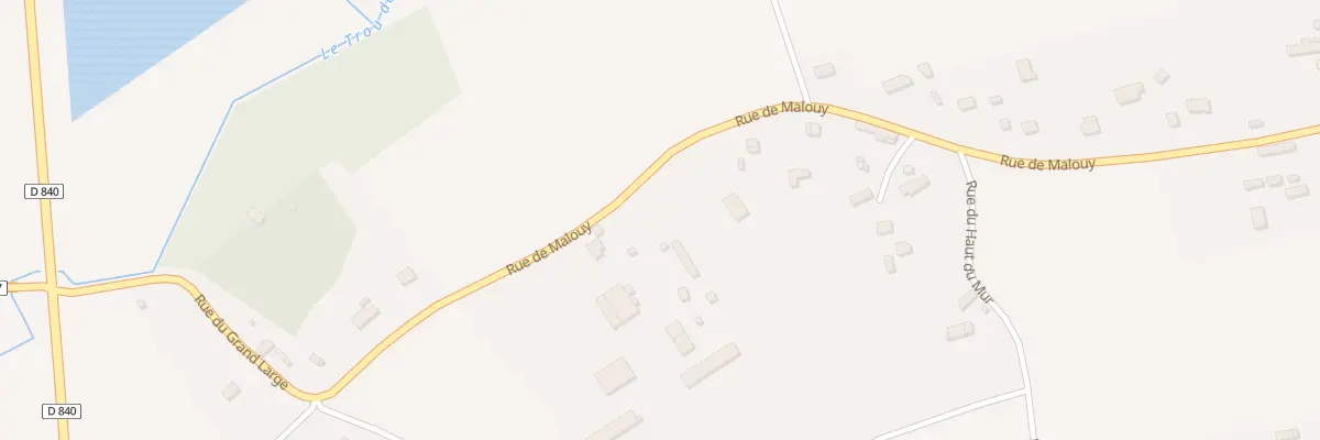 Plan du 521 Rue de Malouy à Sainte-Marie-d’Attez
