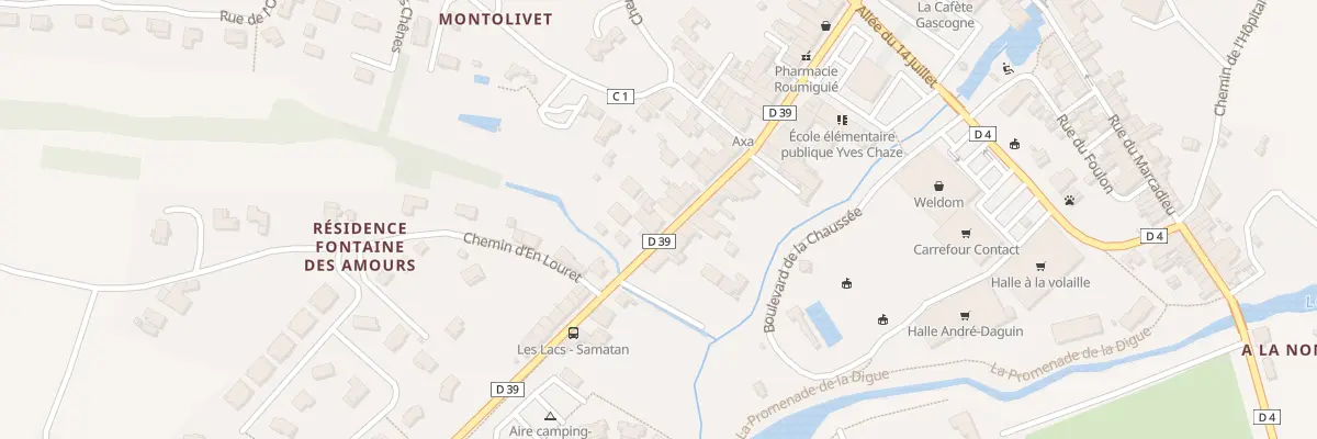 Plan du 17B Av de Lombez à Samatan