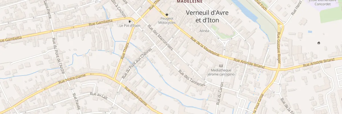 Plan du 127 Rue des Tanneries à Verneuil d’Avre et d’Iton
