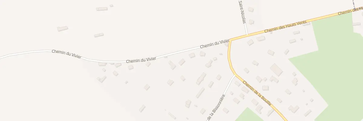 Plan du 1016 Che du Vivier à Bosroumois