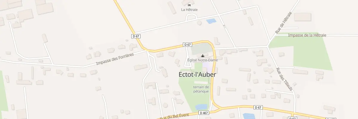 Plan du 259 Rue de l’Eglise à Ectot-l’Auber