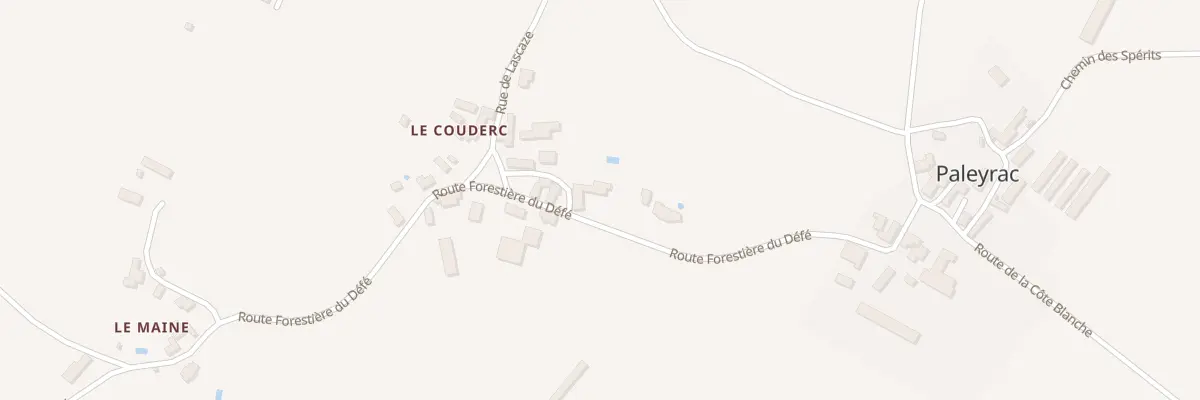Plan du 49 Le Couderc au Buisson-de-Cadouin