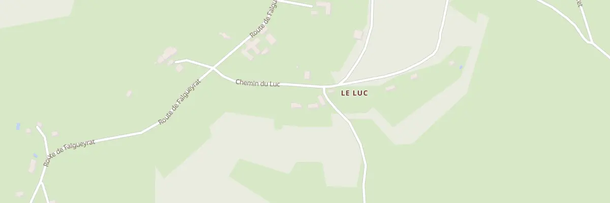 Plan du 190 Che du Luc à Saint-Chamassy