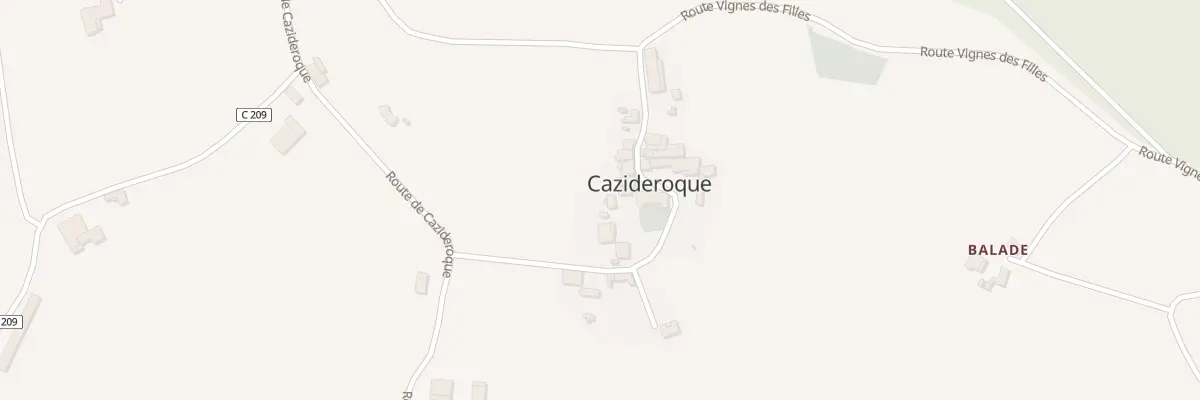 Plan du 16 Rue de l’Église à Cazideroque