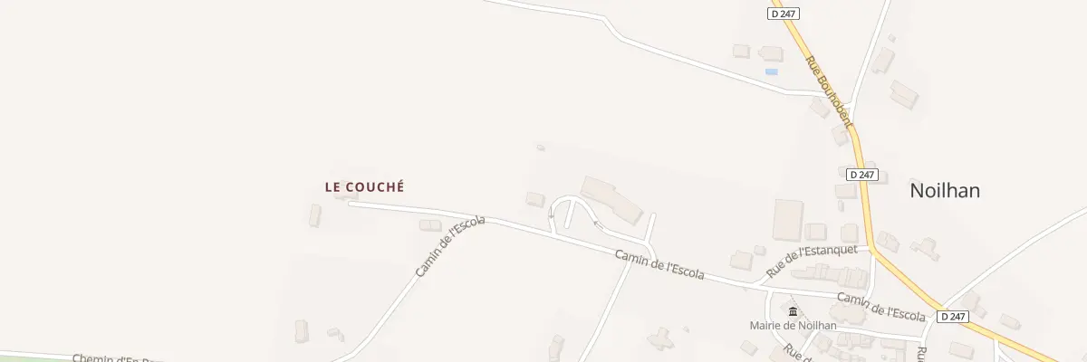 Plan du 392 Cami de l’Escola à Noilhan