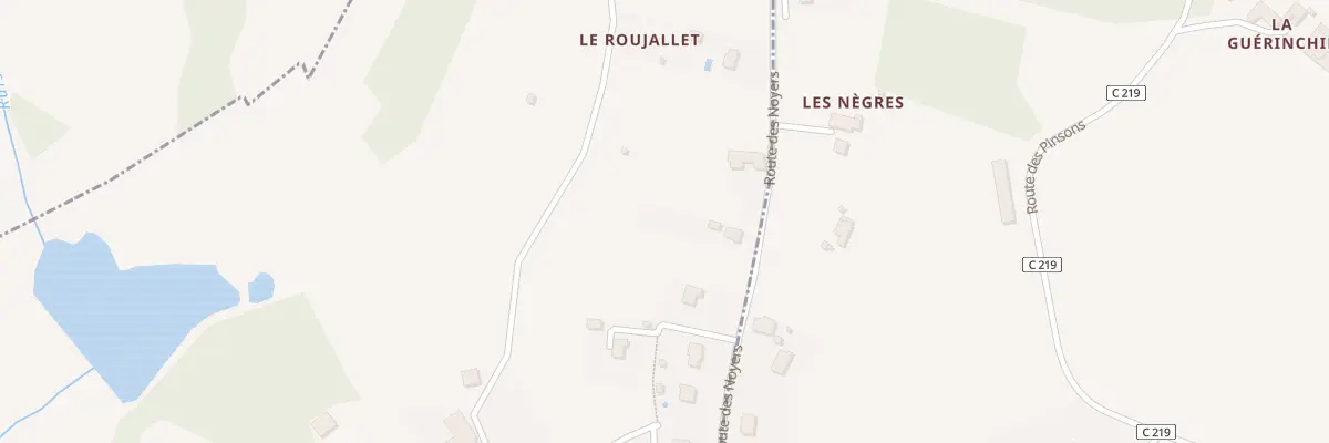 Plan du 764 Rte des Noyers à Eyzerac