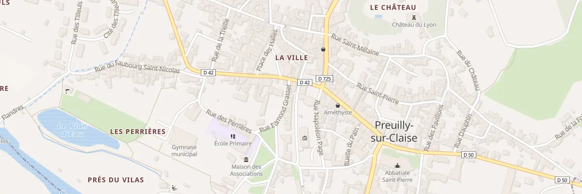 Plan du 2 Rue de la République à Preuilly-sur-Claise