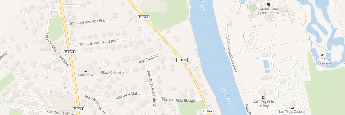 Plan du 49 Rue de Proumeyssac au Bugue