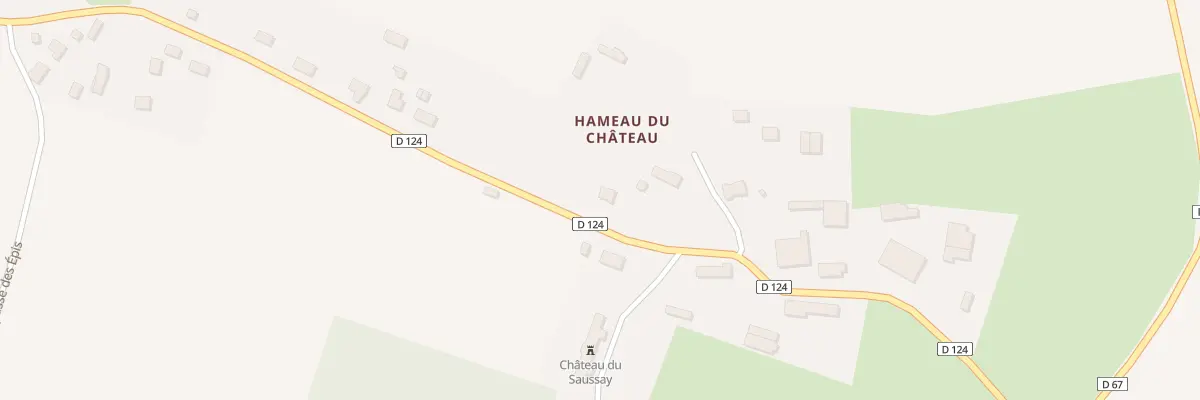 Plan du 428 Rte des Beaux Feuillages à Saussay