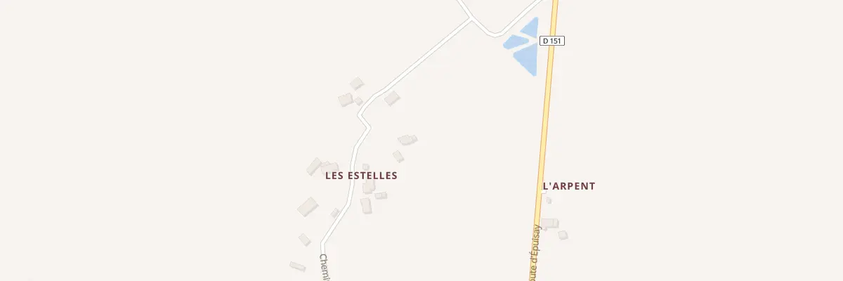 Plan du 12 Che des Estelles à Épuisay