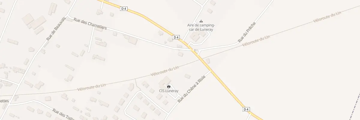 Plan du 54 Rue du Marquis de Radiolle à Luneray