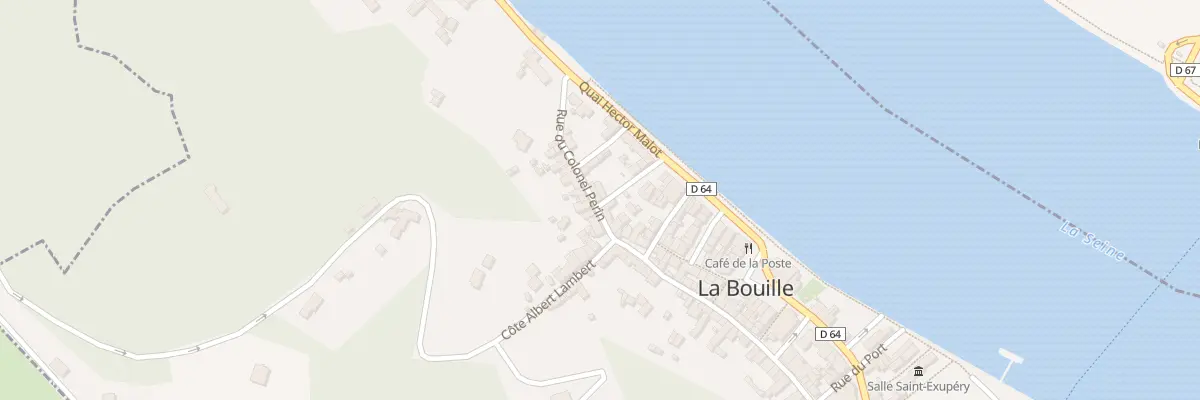 Plan du 8 Rue du Colonel Perin à La Bouille