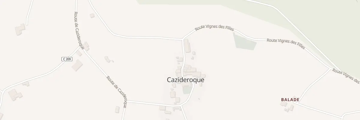 Plan du 5180 Le Bourg à Cazideroque