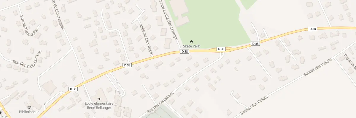 Plan du 34 Rue de la Croix du Gland à Bosroumois