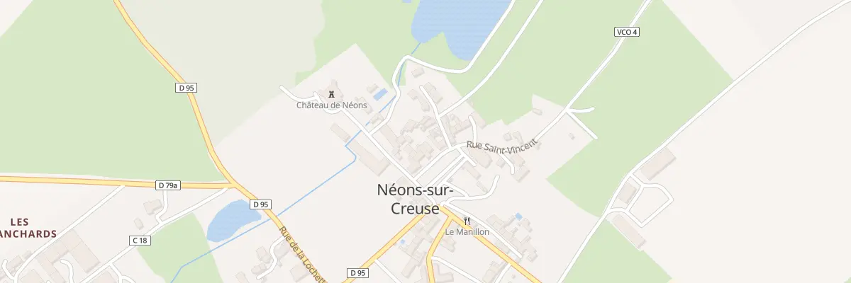 Plan du 10 Pl des Marronniers à Néons-sur-Creuse