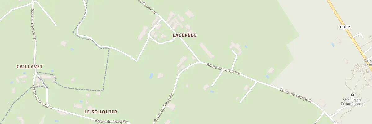 Plan du 4 Lacepede à Audrix