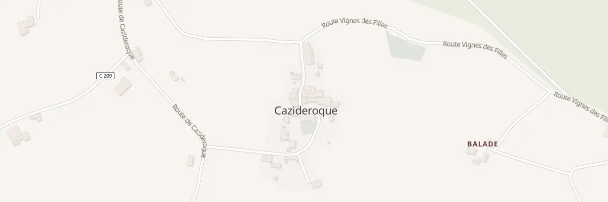Plan du 9 Rue de l’Église à Cazideroque