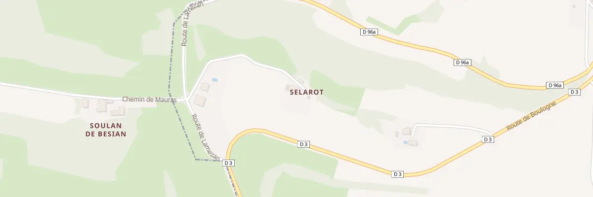 Plan du 3 Selarot à Ambax