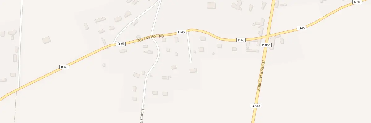 Plan du 205 Rue de Poligny à Marbois