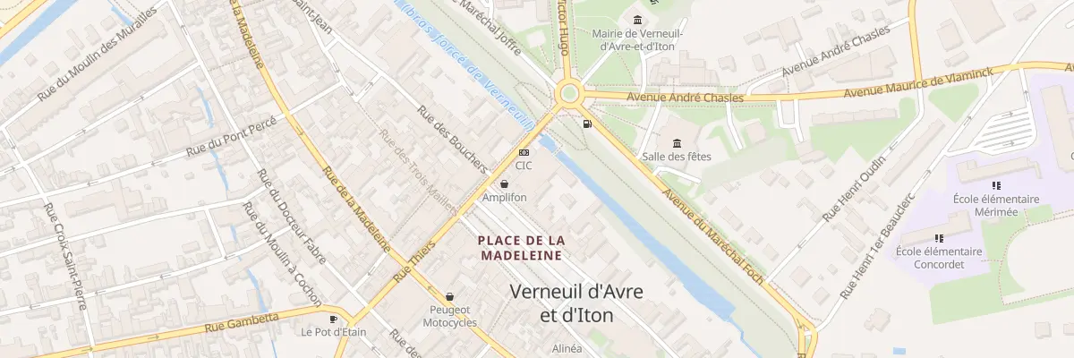 Plan du 27 Pl de la Madeleine à Verneuil d’Avre et d’Iton