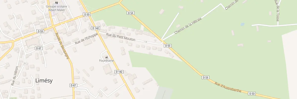 Plan du 5020 Rue du Petit Mouton à Saint-Léger-aux-Bois