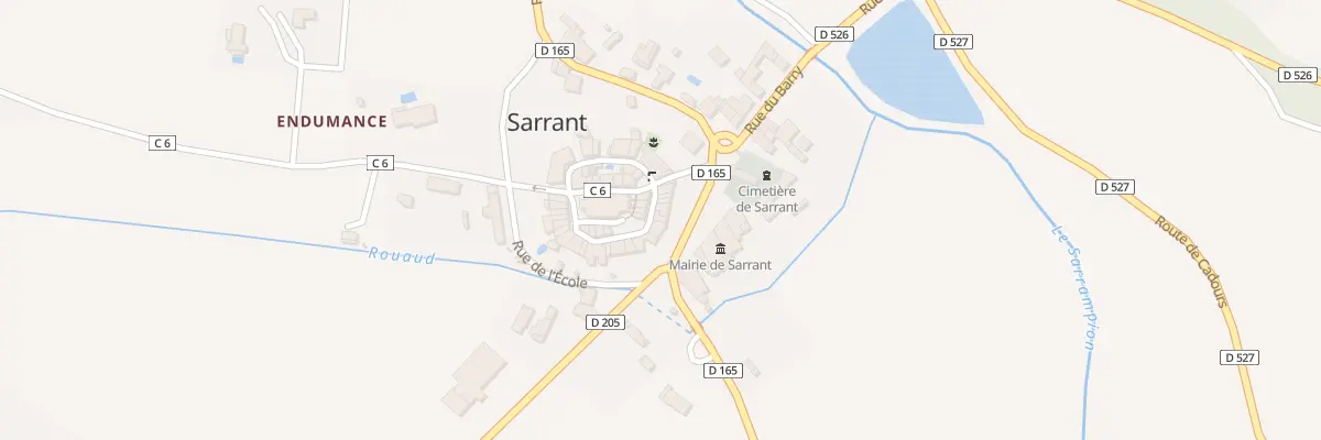 Plan du 10 Prom des Platanes à Sarrant
