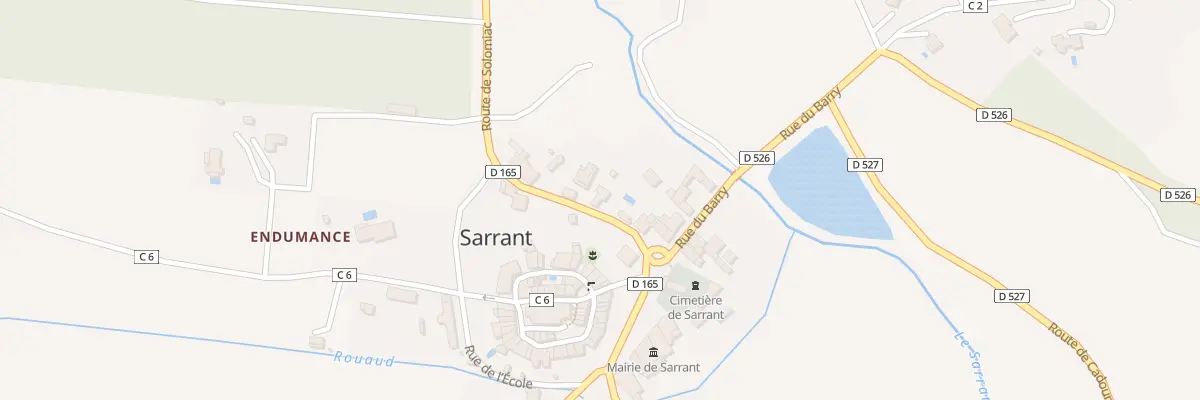 Plan du 6B Rue du Quartier Saint Anne à Sarrant