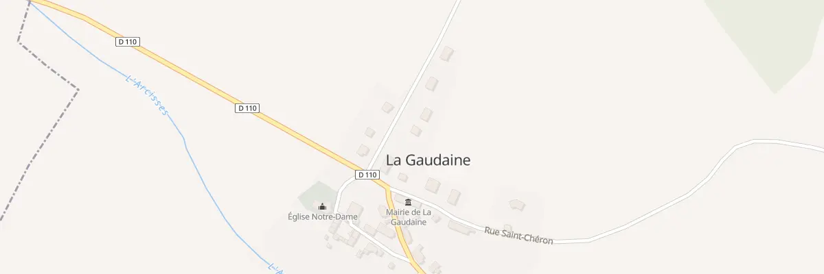 Plan du 4 Che de la Cerisière à La Gaudaine