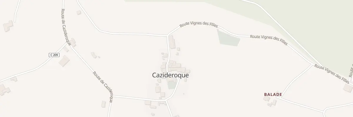 Plan du 3 Rue de l’Église à Cazideroque
