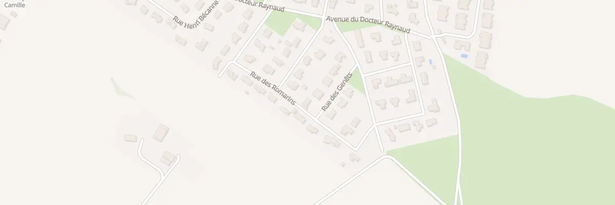 Plan du 10 Rue des Genêts à Lombez