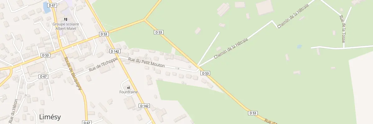 Plan du 163 Rue du Petit Mouton à Limésy