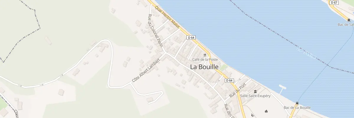 Plan du 2 Pl de la Liberation à La Bouille