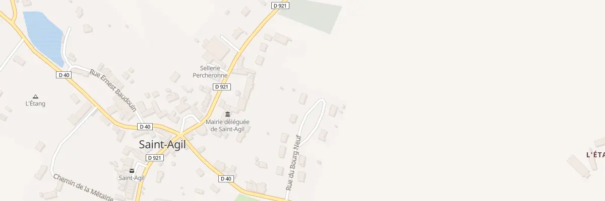 Plan du 12 Rue du Bourg Neuf à Couëtron-au-Perche