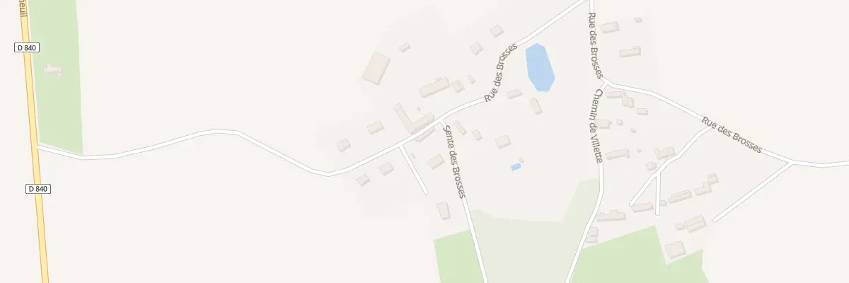 Plan du 565 Rue des Brosses à Sainte-Marie-d’Attez
