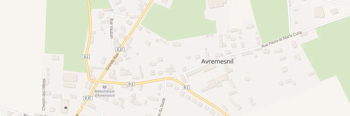 Plan du 15 Rue Pierre et Marie Curie à Avremesnil
