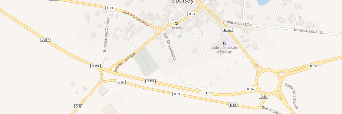 Plan du 5 Rue des Jonquilles à Épuisay