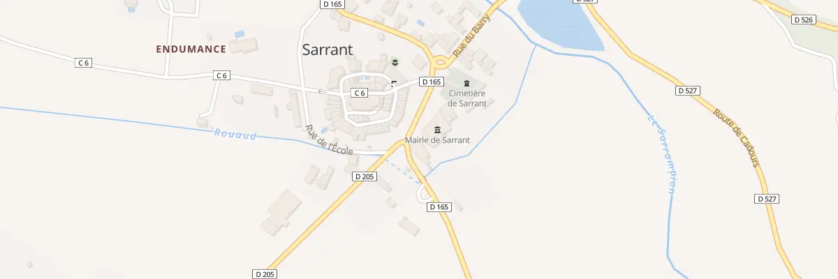 Plan du 15 Prom des Platanes à Sarrant