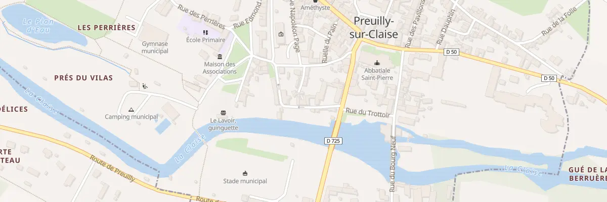 Plan du 4 Rue des Tanneries à Preuilly-sur-Claise
