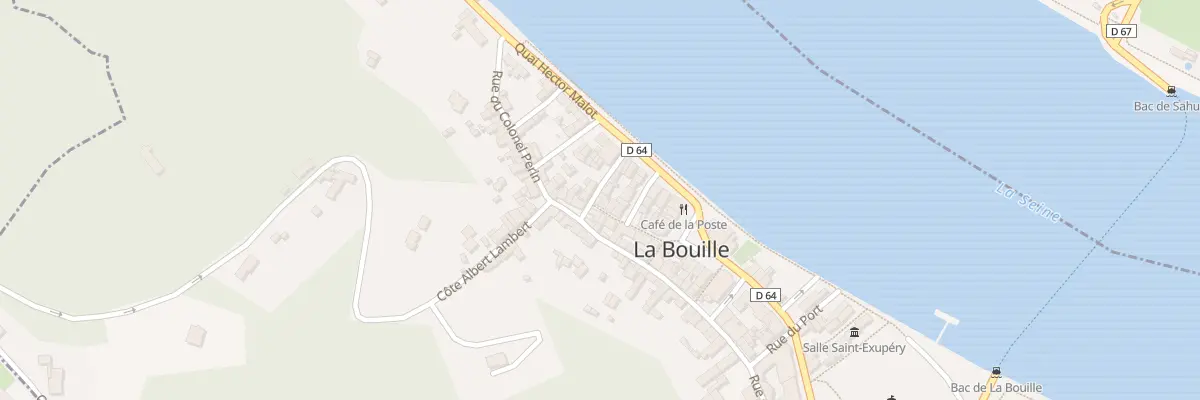 Plan du 6 Rue du Docteur Magalon à La Bouille