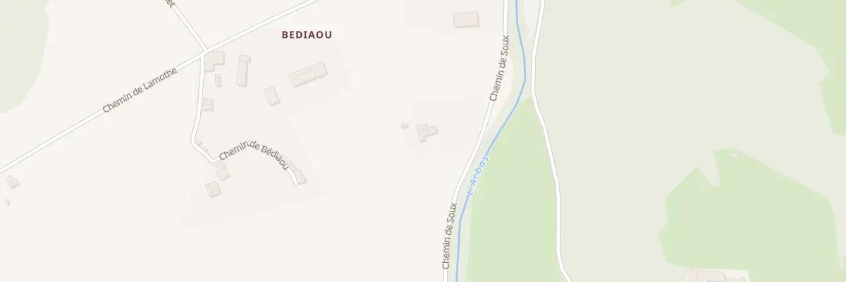Plan du 17A Bediaou à Montgaillard-de-Salies