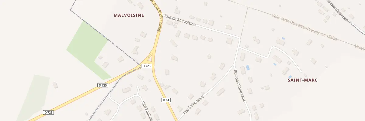 Plan du 5 Rte de Tournon à Preuilly-sur-Claise