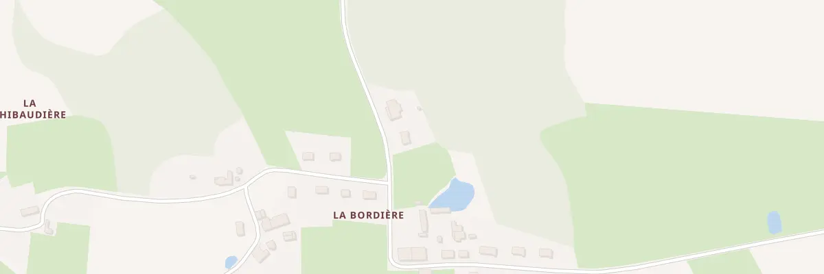 Plan du 3 La Bordière à Auzouer-en-Touraine
