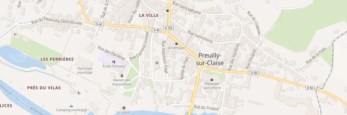 Plan du 9002 Rue Michiniere à Preuilly-sur-Claise