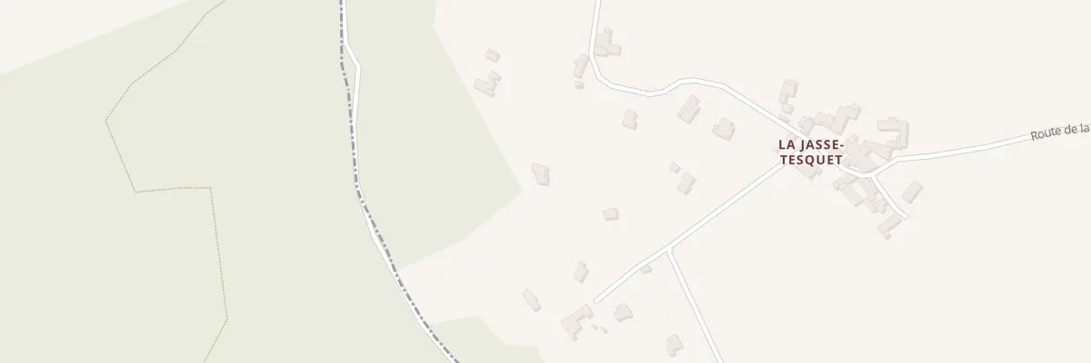 Plan du 627 Rte de La Jasse Tesquet à Cuzorn