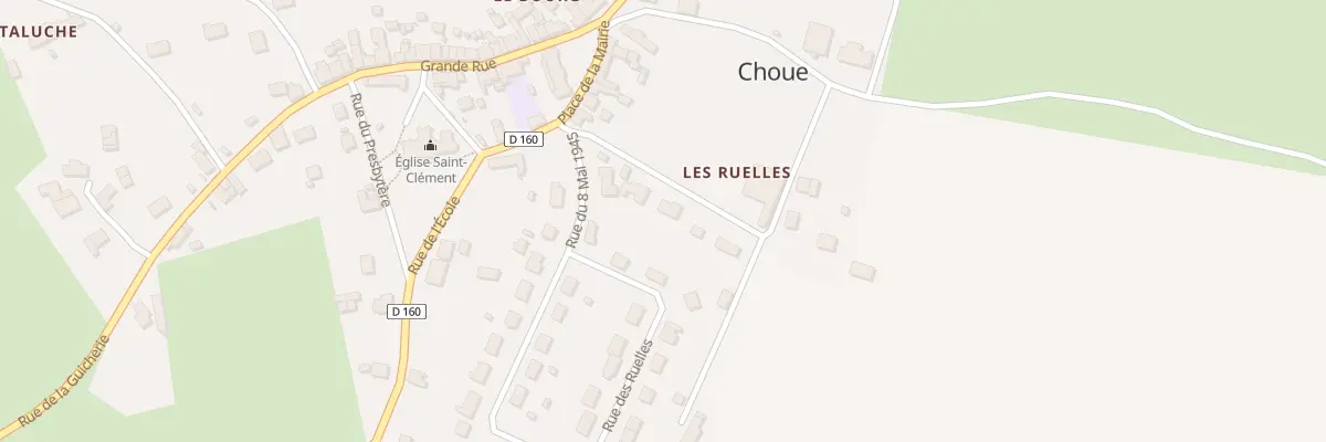 Plan du 5 Rue du Pavillon à Choue