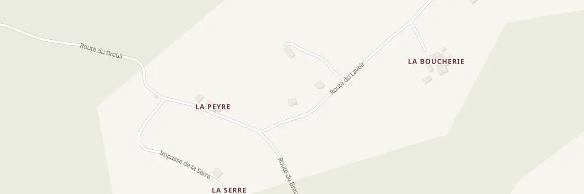 Plan du 55 Rte du Lavoir à Mauzens-et-Miremont