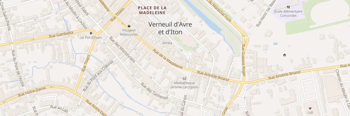 Plan du 48 Rue de la Poissonnerie à Verneuil d’Avre et d’Iton