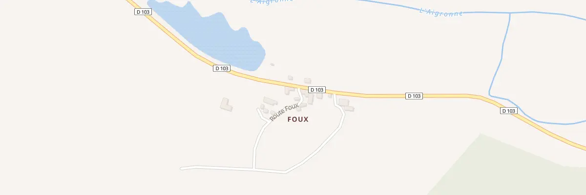 Plan du 2 Foux au Petit-Pressigny